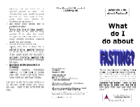Fasting and prayer, a tract introducing fasting for new Christians, front thumbnail.